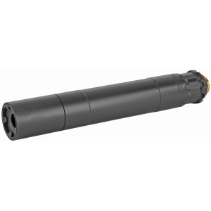 Rugged Obsidian 45 modular suppressor in full-length configuration with ADAPT system for .45 ACP and 9mm firearms.
