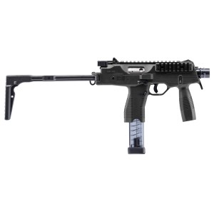 B&T TP9 SBR 9mm short barrel rifle with folding stock and Picatinny rail