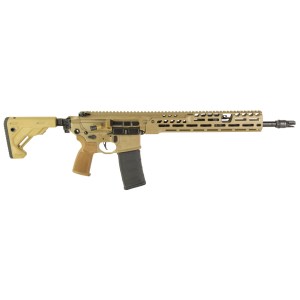 Sig Sauer MCX Spear LT IR lightweight 5.56 semi-auto rifle with folding stock and lightened handguard